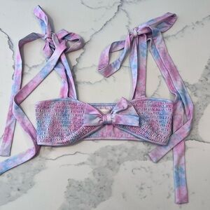 LoveShackFancy Ginger Scoop Neck Bikini top